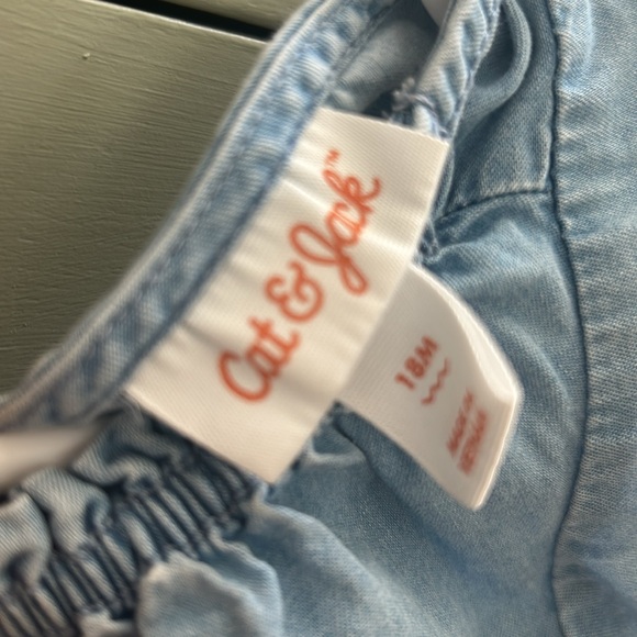 Toddler Girls One Piece Denim Romper size 18m - Picture 4 of 4